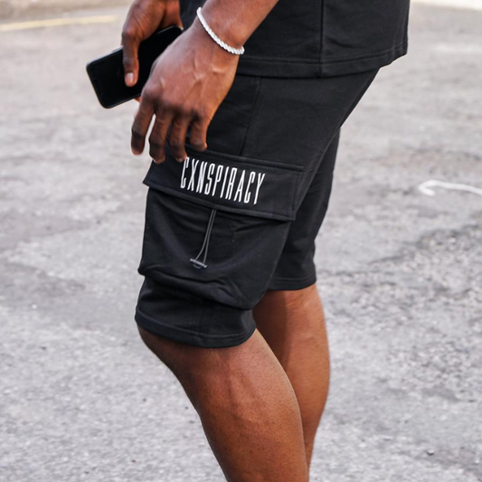 CXNSPIRACY BLACK' T-SHIRT SHORT SET