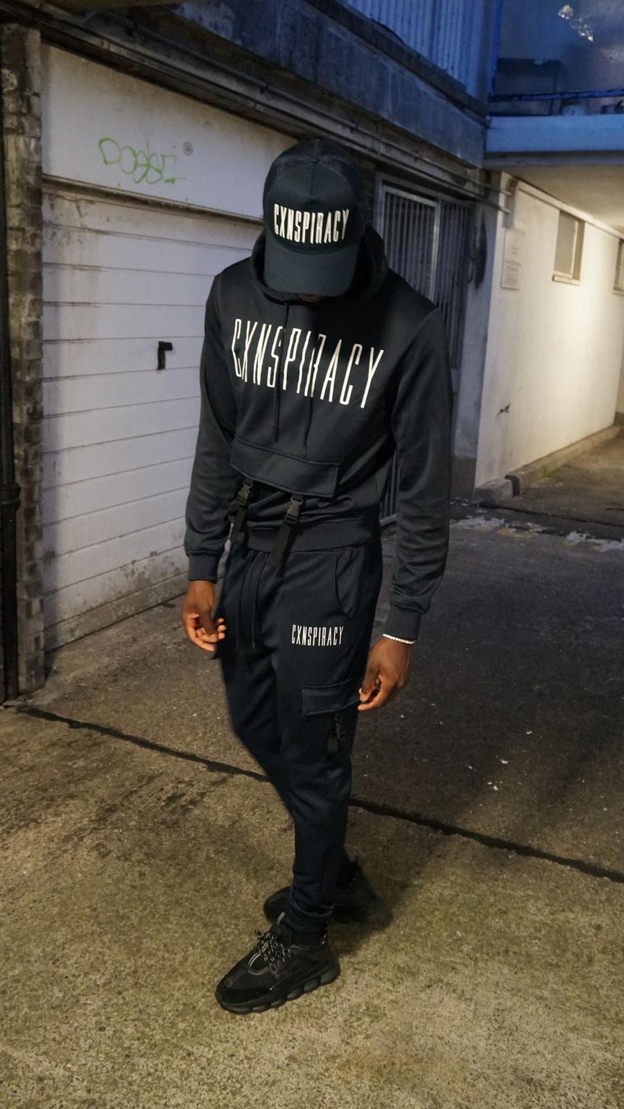 CXNSPIRACY BUCKLE TRACKSUIT - NAVY