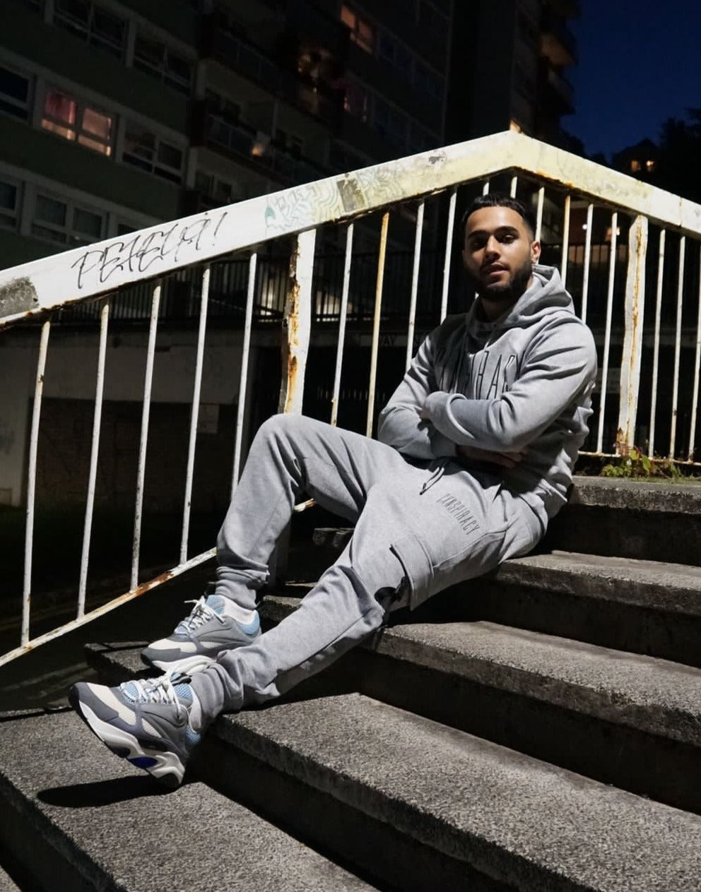 CXNSPIRACY GREY TRACKSUIT 